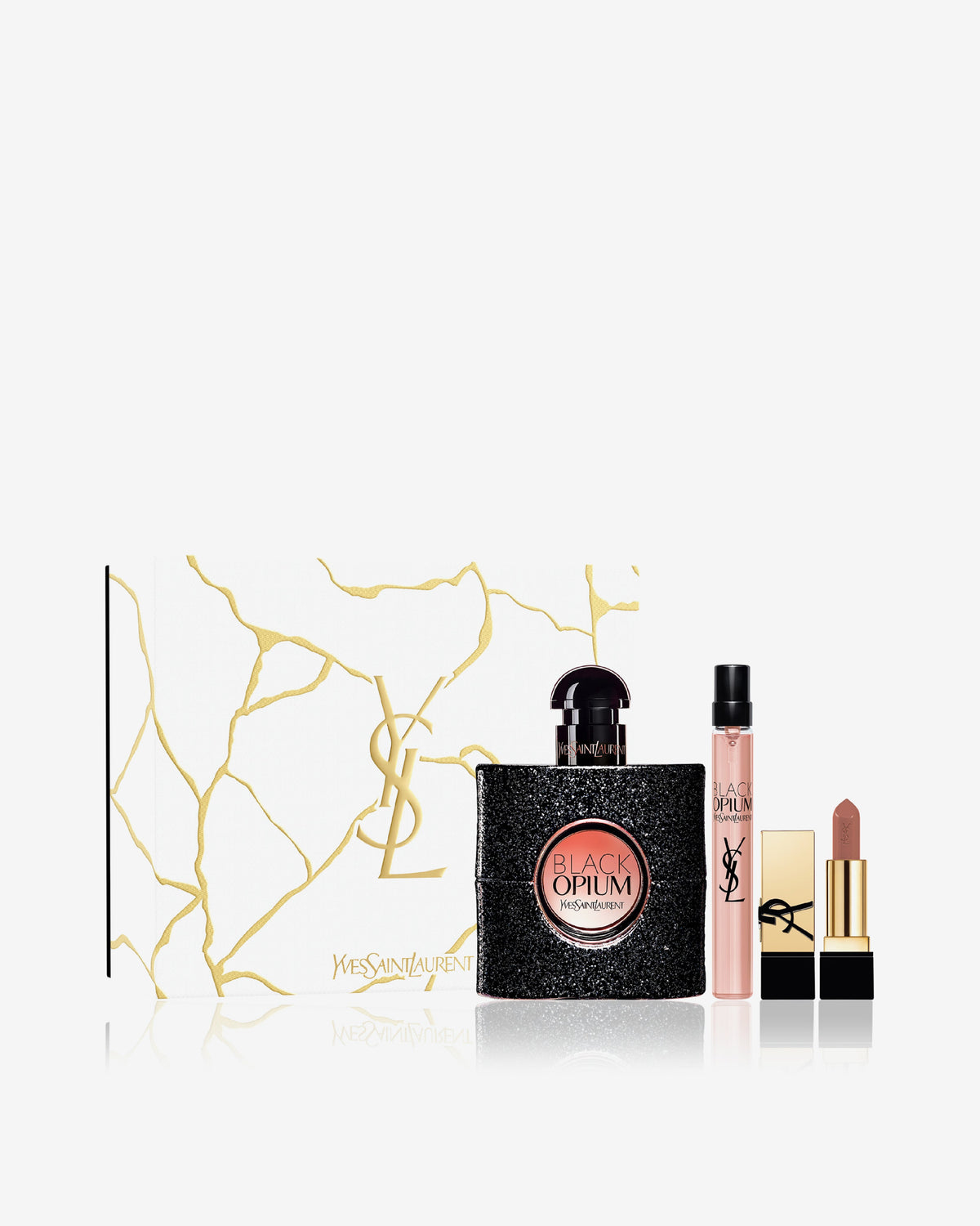 Black Opium Eau De Parfum Gift Set With Mini Rouge Pur Couture