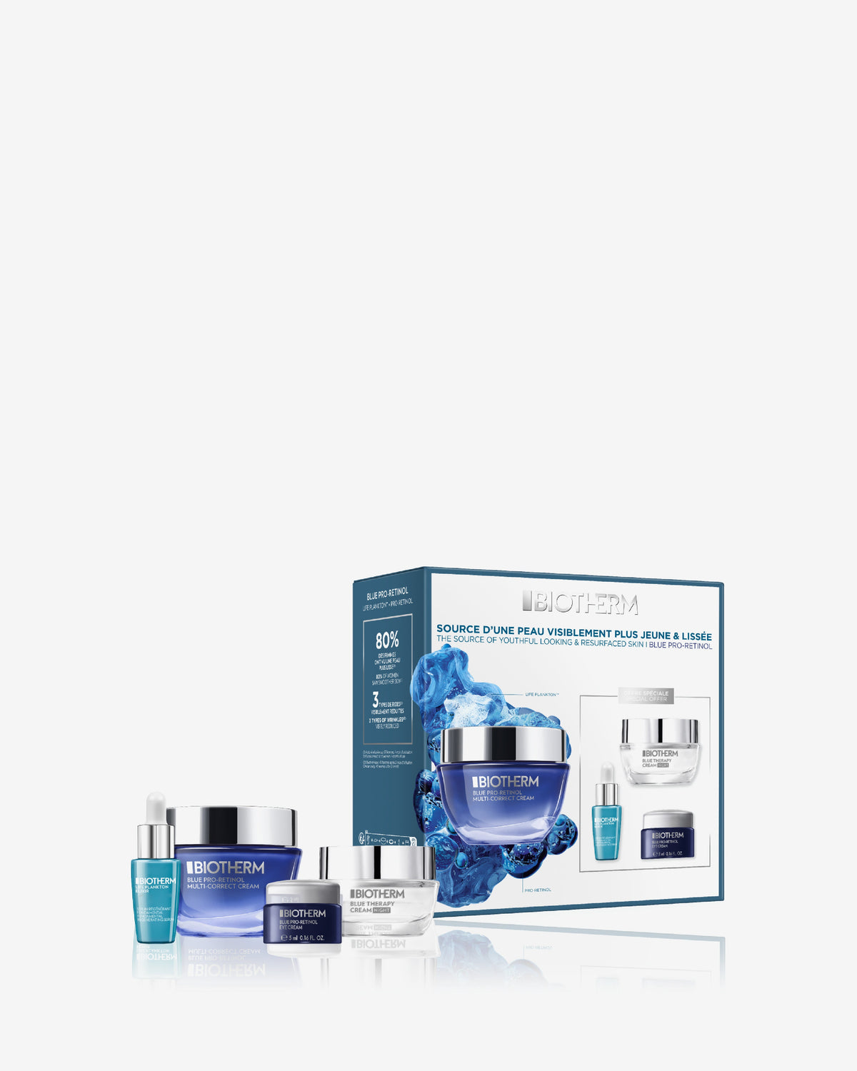 Blue Therapy Pro-Retinol Cream Routine Set