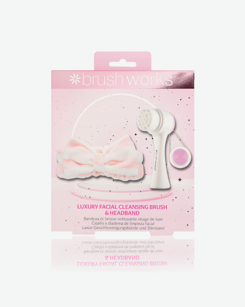 Brushworks Facial Cleansing Brush&amp;Headband