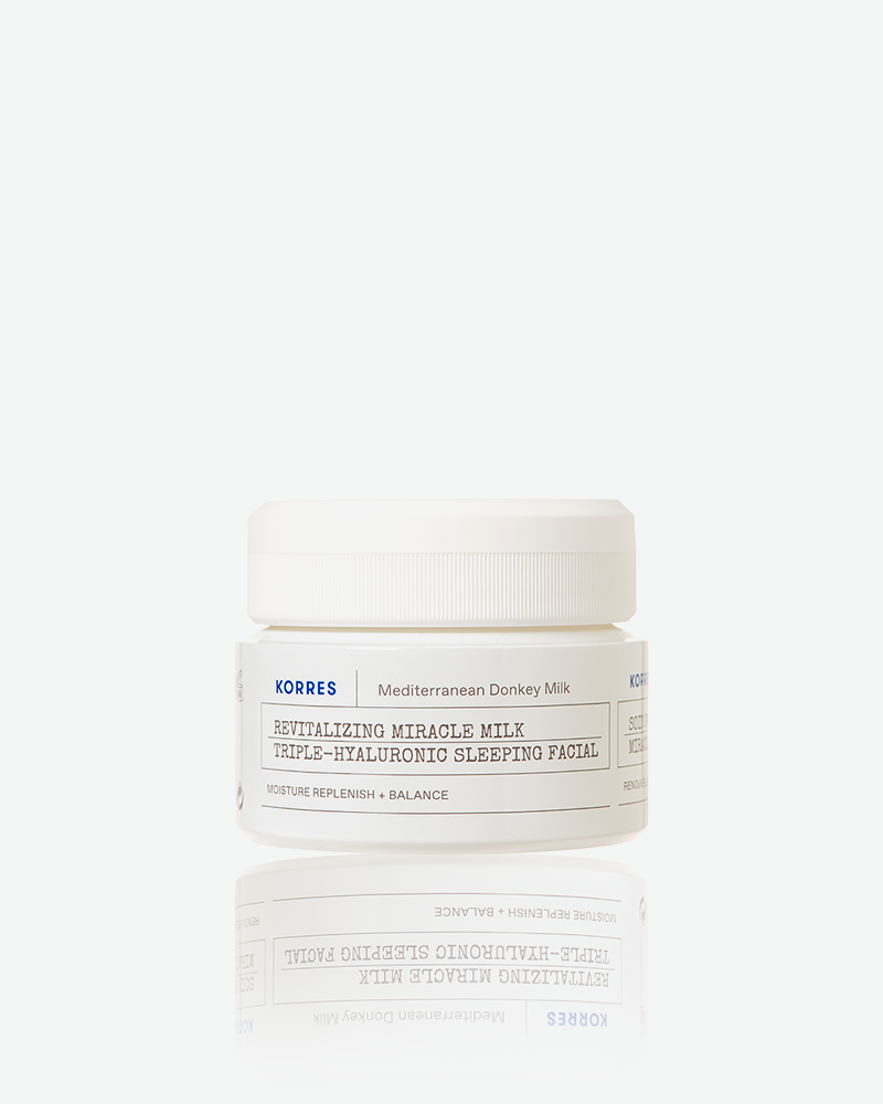 Korres Mediterranean Donkey Milk Revitalizing Miracle Milk Triple-Hyaluronic Sleeping Facial Moisture Replenish + Balance