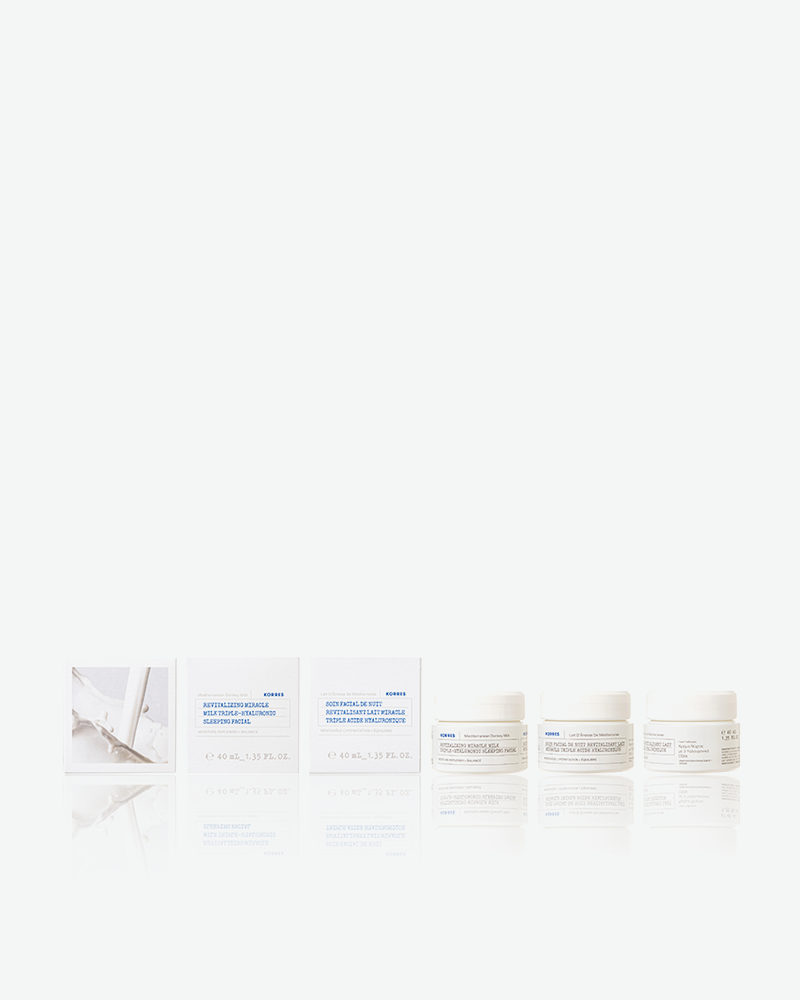 Korres Mediterranean Donkey Milk Revitalizing Miracle Milk Triple-Hyaluronic Sleeping Facial Moisture Replenish + Balance