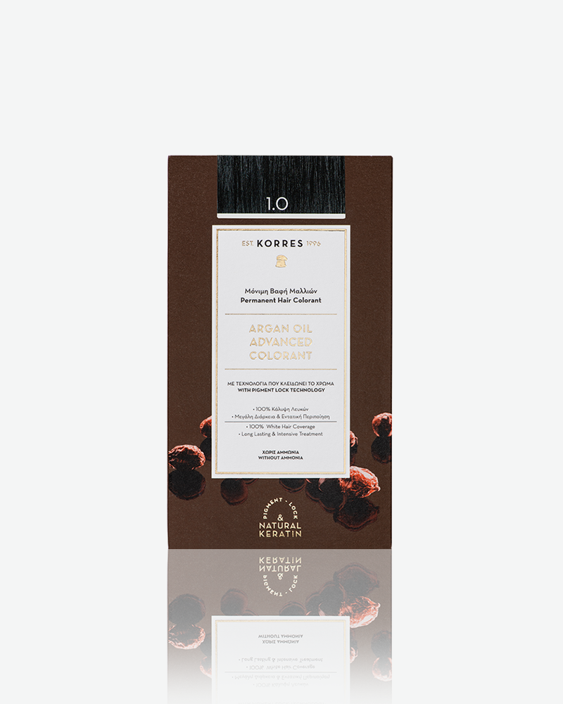 Korres Argan Oil Advanced Colorant 1.0 Black