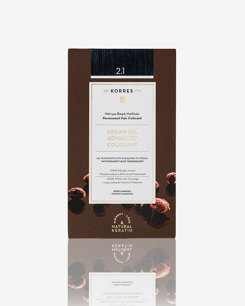 Korres Argan Oil Advanced Colorant 2.1 Blue Black