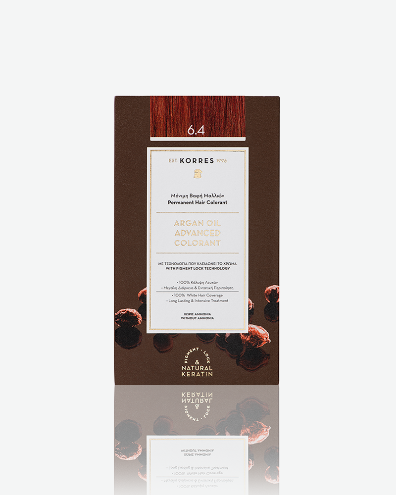 Korres Argan Oil Advanced Colorant 6.4 Cooper Dark Blonde