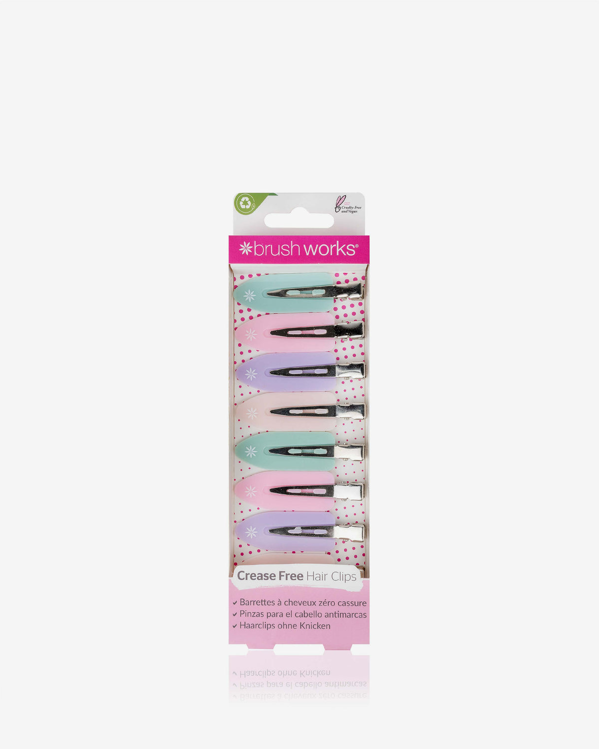 No Crease Hair Clips (Pack Of 8)