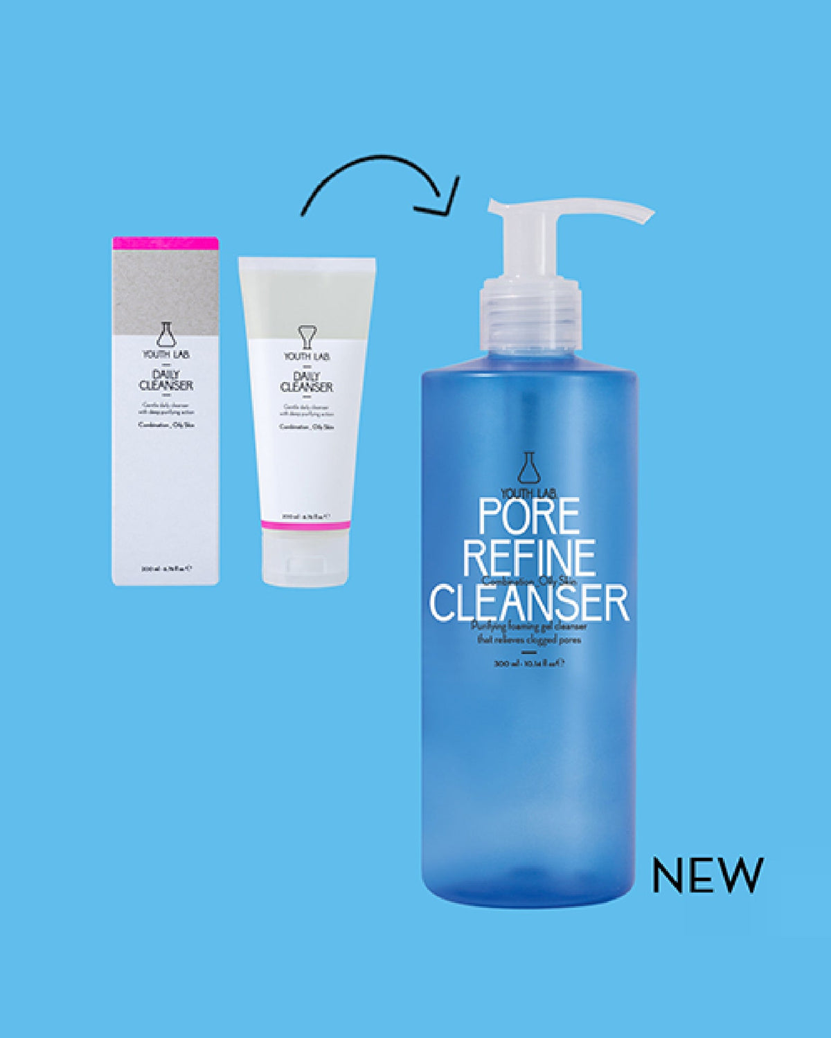 Pore Refine Cleanser Combination-Oily Skin