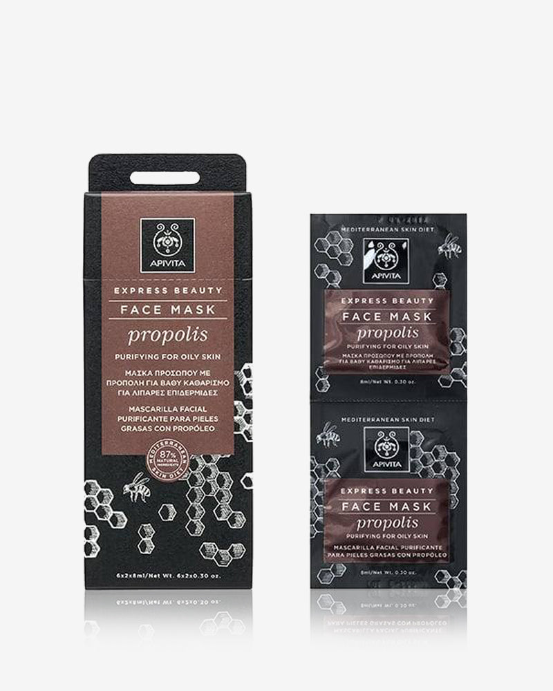 Express Beauty Purifying Oily Skin With Propolis Face Mask 2x8ml
