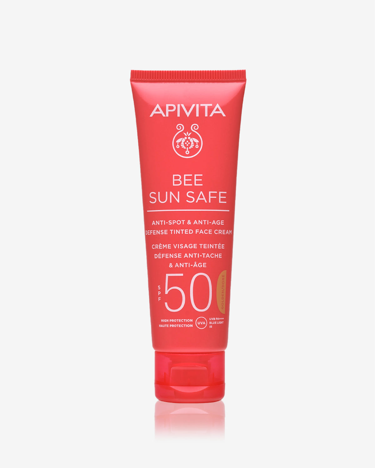 Bee Sun Safe Anti-Spot &amp; Anti-Age Defense Tinted Face Cream Spf50-Golden Tint