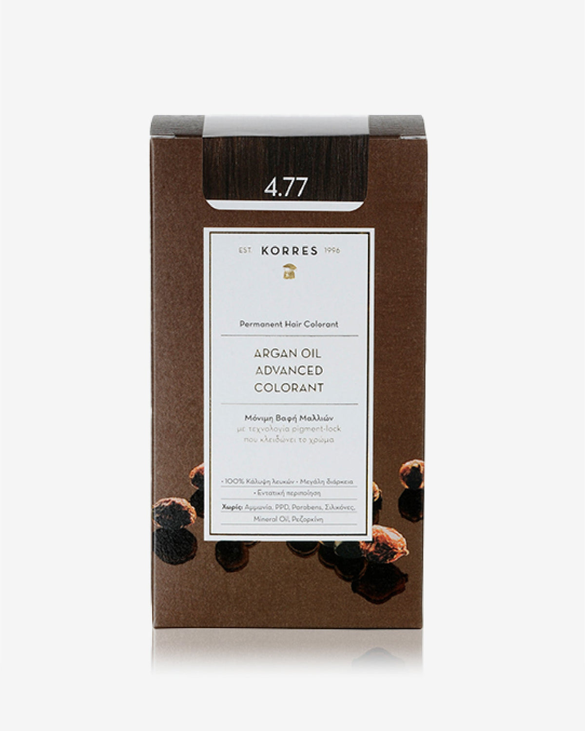 Korres Argan Oil Advanced Colorant 4.77 Dark Chocolate