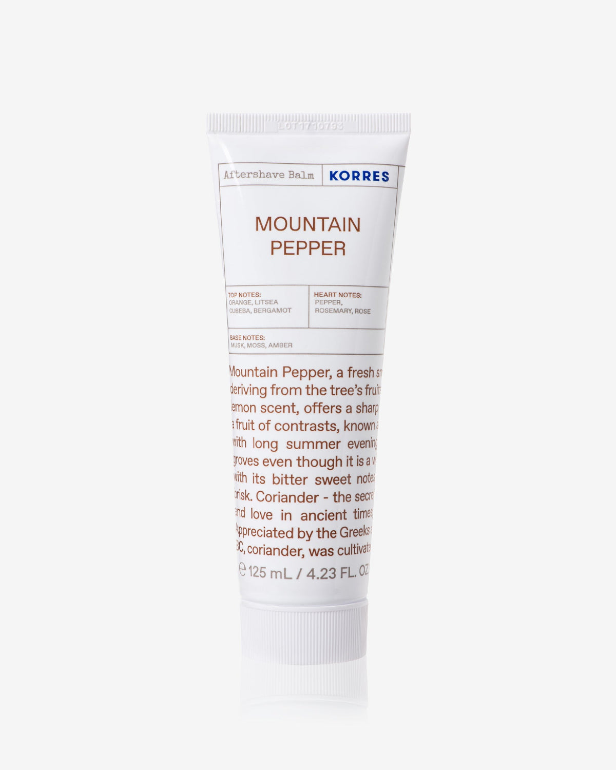 Korres Mountain Pepper Aftershave Cream